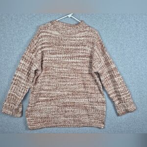 NWT Old Navy Oversized Sweater Ribbed Mock Neck Tunic Length Women’s L